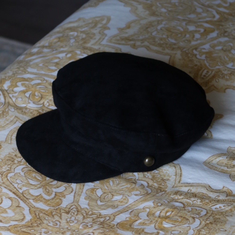 Lack of Color Lola Cap / Black Faux Suede / OSFA